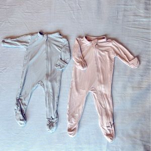 Kyte Baby 2 Piece Newborn Footsie Pajama Set